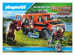 Bedienungsanleitung Playmobil set 70660 Rescue Reise mit dem Van