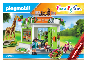 Handleiding Playmobil set 70900 Zoo Dierenartspraktijk in de dierentuin