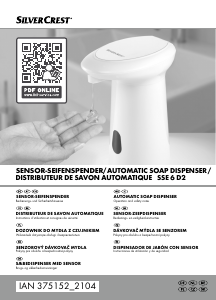 Manual SilverCrest IAN 375152 Soap Dispenser