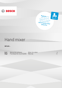 Manual Bosch MFQ3540 Mixer de mână