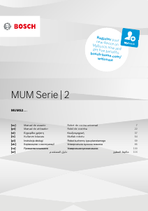 Посібник Bosch MUMS2EW01 Планетарний міксер