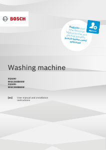 Bedienungsanleitung Bosch WGC344B80W Waschmaschine