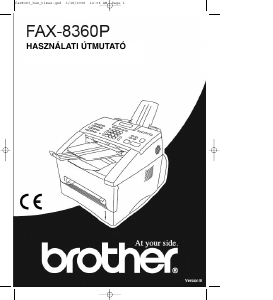 Használati útmutató Brother FAX-8360P Faxgép