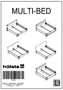 كتيب Hülsta MULTI-BED إطار السرير