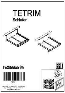 説明書 Hülsta TETRIM ベッドフレーム