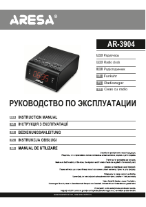 Manual Aresa AR-3904 Alarm Clock Radio