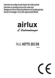 Mode d’emploi Airlux HD69A Hotte aspirante