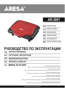 Handleiding Aresa AR-2801 Contactgrill