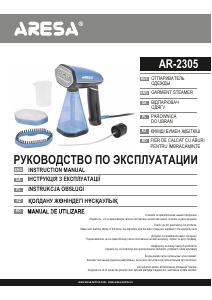 Instrukcja Aresa AR-2305 Parowiec do odzieży