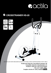 Brugsanvisning Actila KS-20 Crosstrainer