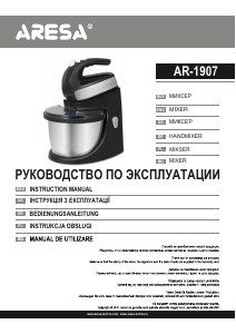 Manual Aresa AR-1907 Mixer de mână