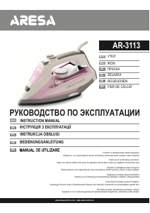 Instrukcja Aresa AR-3113 Żelazko