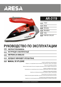 Instrukcja Aresa AR-3119 Żelazko