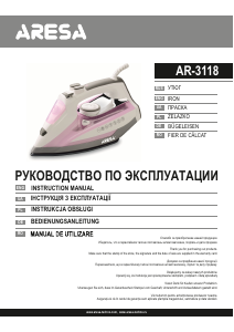 Instrukcja Aresa AR-3118 Żelazko