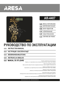 Manual Aresa AR-4407 Scale