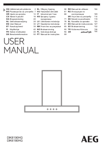 Manual AEG DIK8190HG Hotă