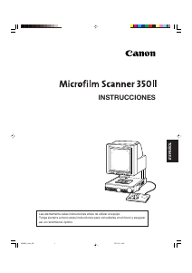 Manual de uso Canon MS350II Escáner de película