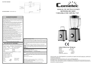 Manual Comelec BL7157 Liquidificadora