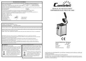 Manual Comelec EX1660 Citrus Juicer