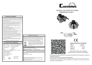 Manual de uso Comelec FR5001 Freidora