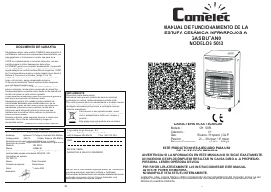 Manual de uso Comelec GH5053 Calefactor