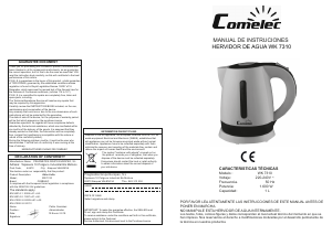 Manual de uso Comelec WK7310 Hervidor