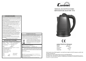 Manual Comelec WK7315 Kettle