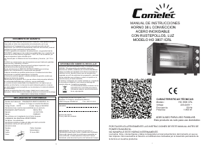 Handleiding Comelec HO3807ICL Oven