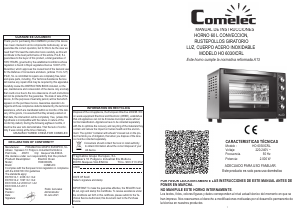 Manual de uso Comelec HO6030ICRL Horno