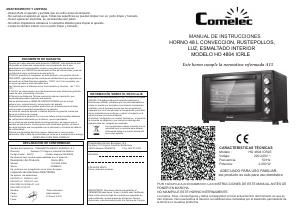 Manual Comelec HO4804ICRL Forno