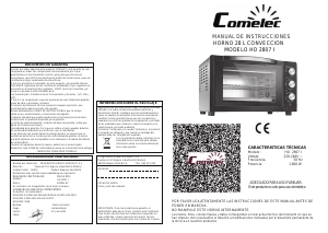 Manual de uso Comelec HO2807I Horno