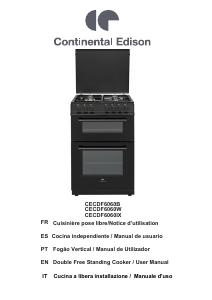 Manual de uso Continental Edison CECDF6060IX Cocina
