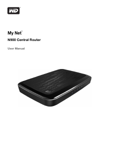 Handleiding Western Digital My Net N900 Central Router