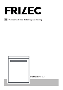 Handleiding Frilec STUTTGART9512.1 Vaatwasser