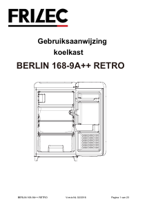 Handleiding Frilec BERLIN168-9A++LEMON Koelkast