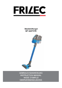 Manual Frilec BP-SAPHYR Vacuum Cleaner