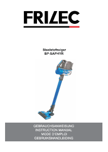 Mode d’emploi Frilec BP-SAPHYR Aspirateur