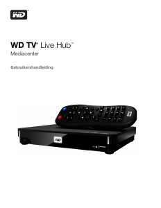 Handleiding Western Digital TV Live Hub Mediaspeler