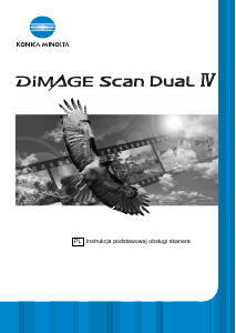 Instrukcja Konica-Minolta DiMAGE Scan Dual IC Skaner filmów
