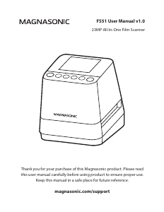 Handleiding Magnasonic FS51 Filmscanner