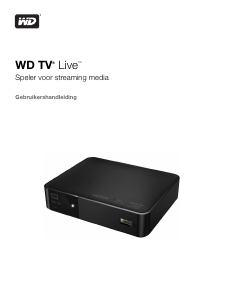 Handleiding Western Digital TV Live Mediaspeler