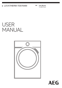 Manual AEG T7DS76489 Dryer