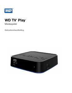 Bedienungsanleitung Western Digital TV Play Mediaplayer