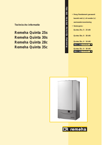 Handleiding Remeha Quinta 25s CV-ketel