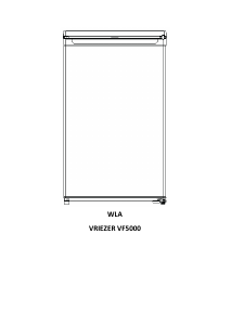 Handleiding WLA VF5000 Vriezer