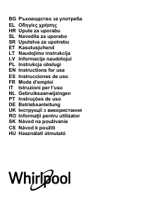 Használati útmutató Whirlpool WHVP 65F LM K Páraelszívó