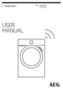 Manual AEG T9DEE95EU Dryer