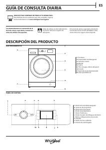 Manual Whirlpool FWDG 961483 SBV SPT N Máquina de lavar e secar roupa