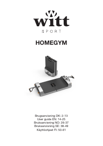 Bruksanvisning Witt Homegym Träningsmaskin