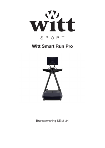 Bruksanvisning Witt Smart Run Pro Löpband